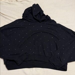 Victoria's Secret Black Sweater with White Dots